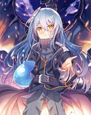 Rimuru Character paint by nulbers