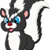 Adorable Skunk Art paint by numbers