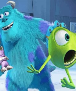 Mike And Sulley paint by numbers