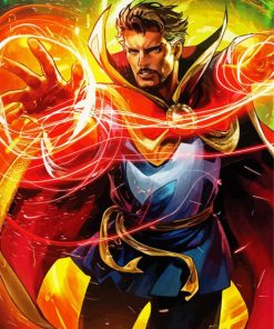 Doctor Strange Superhero paint by numbers