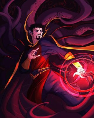 Dr Strange Illustration Art paint by numbers