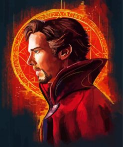 Doctor Strange Illustration paint by numbers