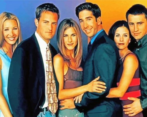 Friends Sitcom Characters paint by numbers