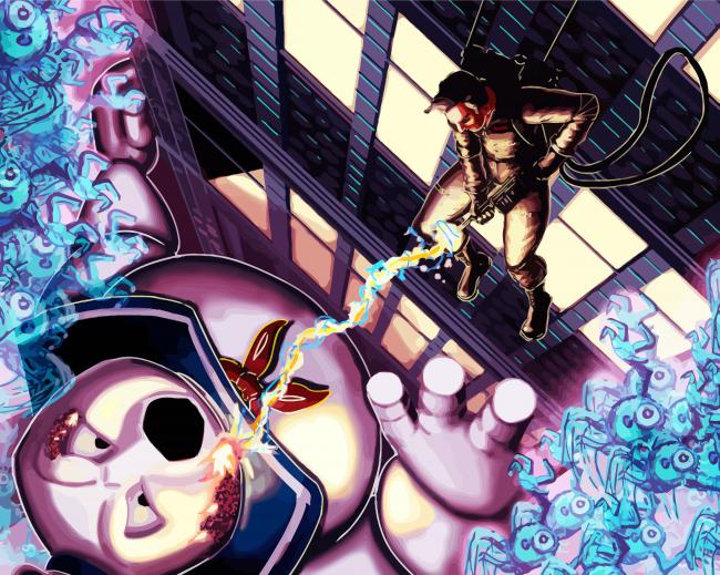 The Real Ghostbusters Animation Characters paint by numbers