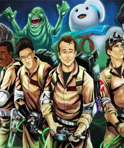 The Real Ghostbusters Series paint by numbers