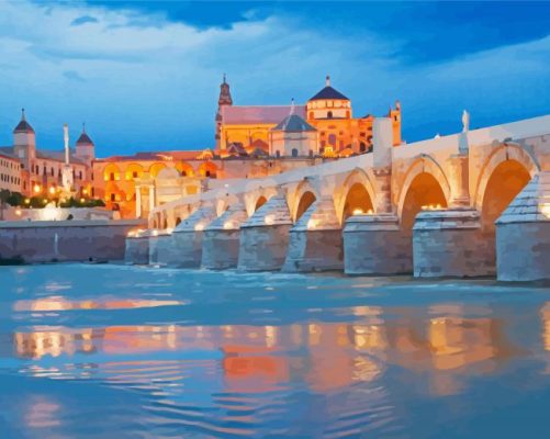 Great Mosque In Cordoba paint by bnumbers
