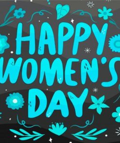 Happy Women's Day paint by numbers