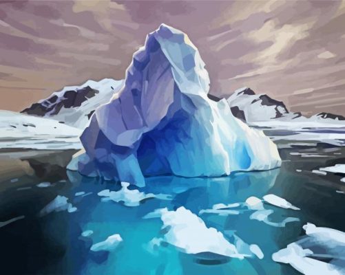 Iceberg Island paint by numbers