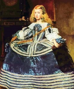 Portrait Of The Infanta Margarita paint by numbers