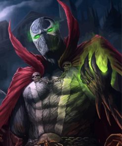 King Spawn Character paint by numbers