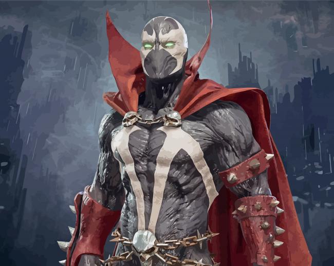 Aesthetic King Spawn paint by numbers