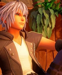 Kingdom Hearts Riku paint by numbers