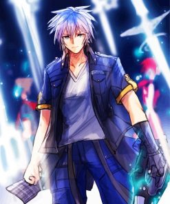 Riku Heart Kingdom Character paint by numbers