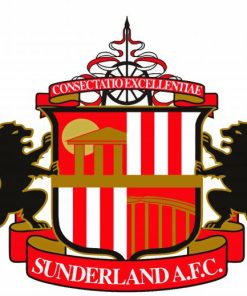 Sunderland Association Logo paint by numbers