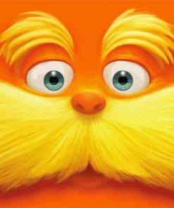 The Lorax Animation paint by numbers