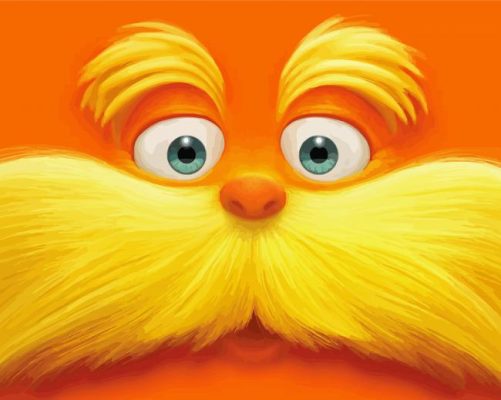 The Lorax Animation paint by numbers