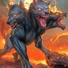 Wild Cerberus Character paint by numbers