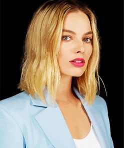 The Beautiful Margot Robbie paint by numbers