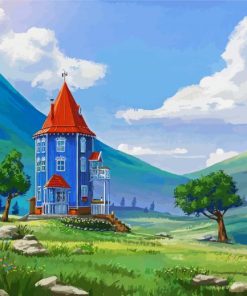 Moomin World Finland paint by numbers