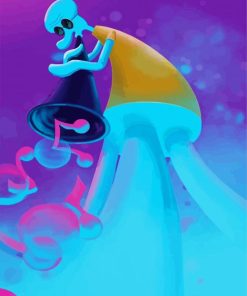 Musician Squidward Paint by numbers