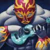 Musician Wrestler paint by numbers