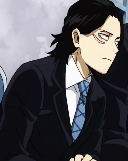 Aizawa Shōta Manga paint by numbers