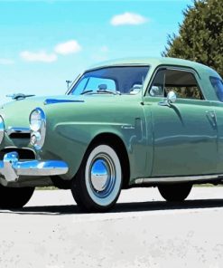 Old Studebaker Car paint by numbers