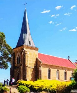 Old Catholic Church paint by numbers