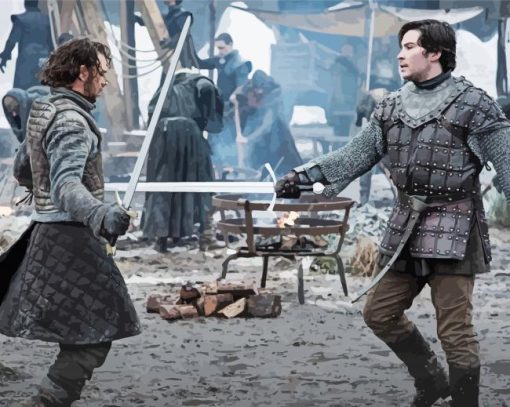 Podrick Payne Character paint by numbers