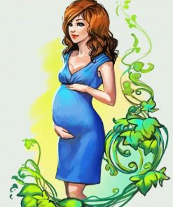 Pregnant Woman paint by numbers