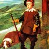 Equestrian Portrait Of Prince Balthasar Charles paint by numbers