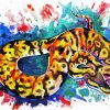 Python Snake Reptile paint by numbers