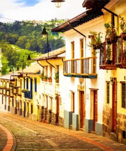 Quito Streets paint by numbers