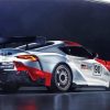 Race Car Toyota GR Supra GT4 paint by numbers