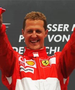 The Racer Michael Schumacher paint by numbers