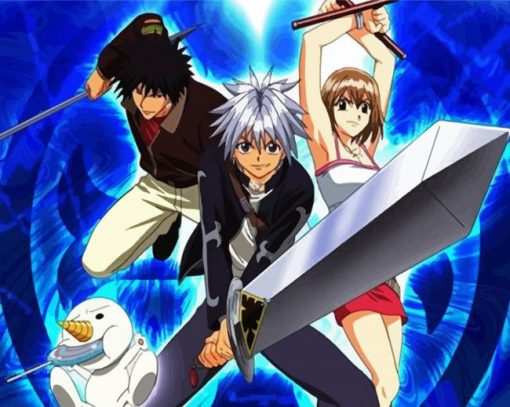 Rave Master Anime paint by numbers