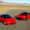 Red Acura NSX Cars paint by numbers