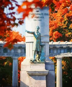 Aesthetic Monument In Richmond paint by numbers