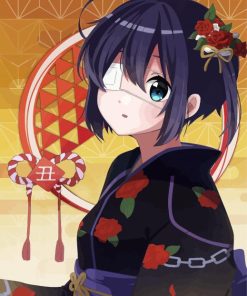 Beautiful Rikka Takanashi paint by numbers