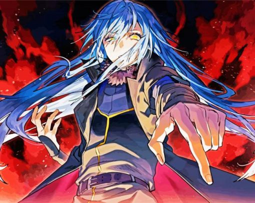 Japanese Rimuru Tempest paint by numbers