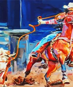 Aesthetic Rodeo Art paint by numbers