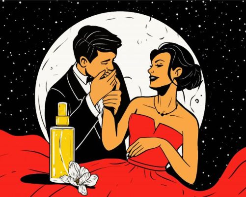 Couple In Romantic Date paint by numbers