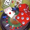 Roulette And Cards Games paint by numbers