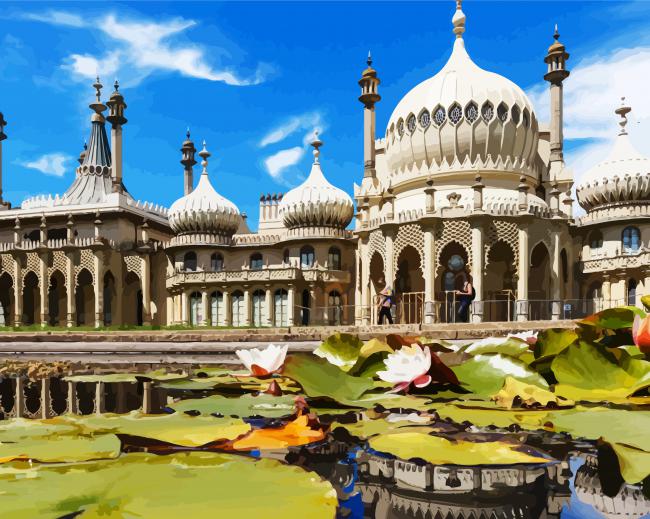 Aesthetic Royal Pavilion paint byb numbers