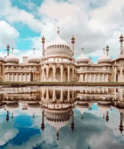 Royal Pavilion Water Reflection paint byb numbers