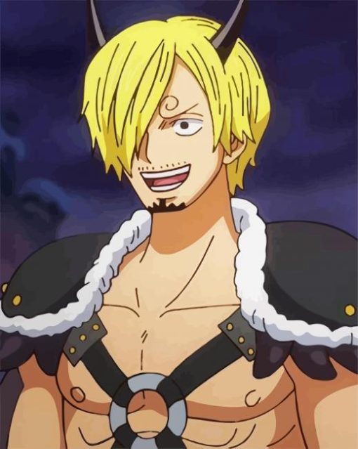 Aesthetic Sanji Vinsmoke paint by numbers