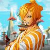 Sanji Vinsmoke Smoking paint by numbers