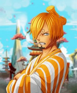 Sanji Vinsmoke Smoking paint by numbers