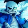 Sans Video Game Character paint by numbers