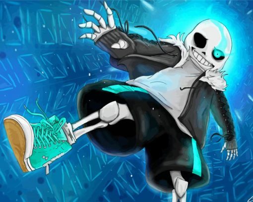 Sans Character paint by numbers